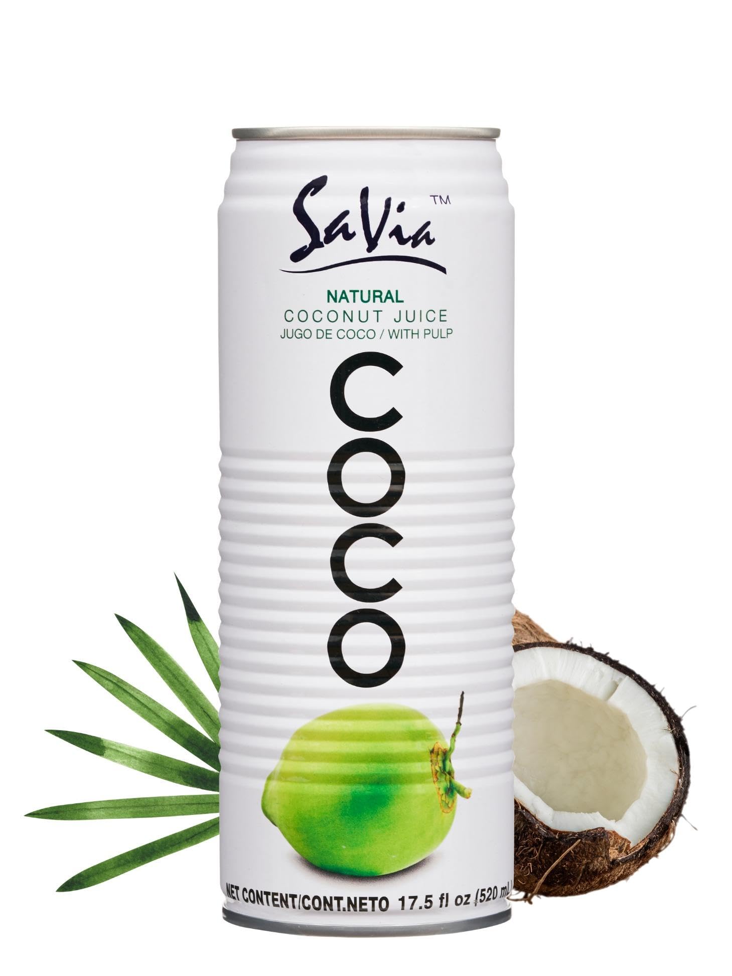 Savia Coconut Juice with Pulp, 17.5 Ounce Can - Perfect for Active Lifestyles
| Savia Coconut Juice with Pulp, 17.5 Oun