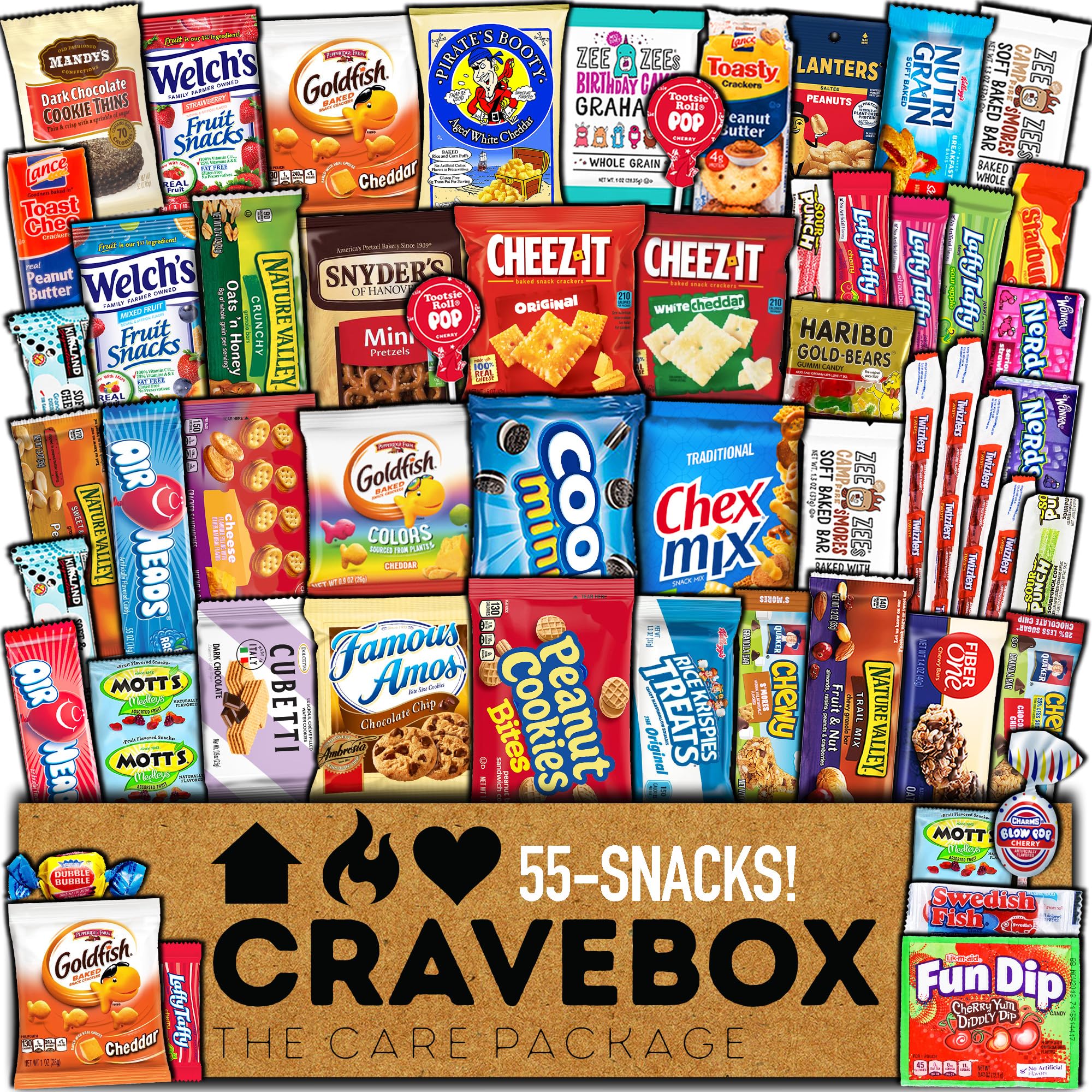 CRAVEBOX Gift Snack Box Variety Pack for Office Snacking
| CRAVEBOX Gift Snack Variety Pack for Traveling
| CRAVEBOX Gi
